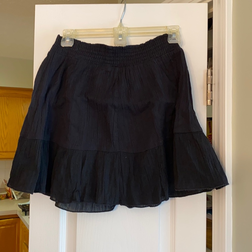 Black skirt cover-up for swimsuit